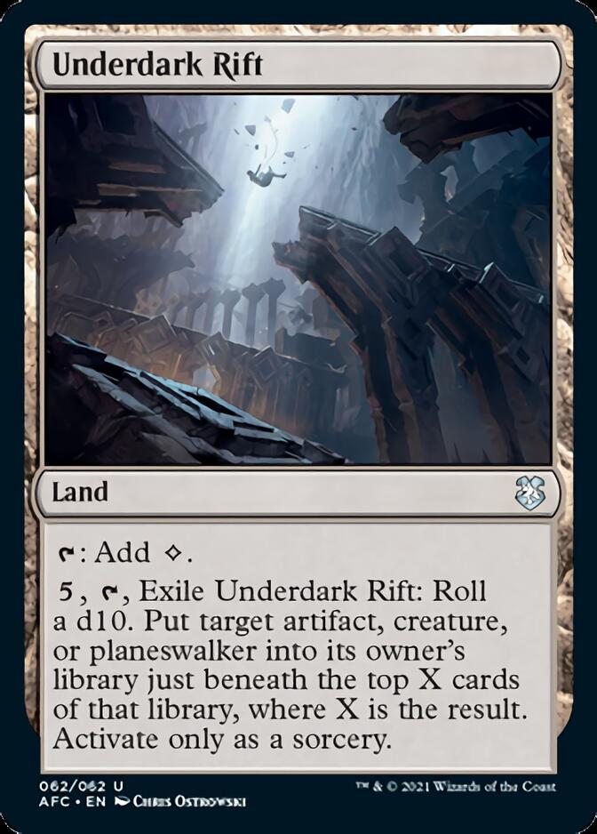 Underdark Rift [Dungeons & Dragons: Adventures in the Forgotten Realms Commander] | Fandemonia Ltd