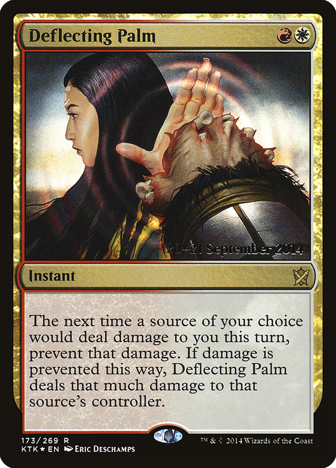 Deflecting Palm  [Khans of Tarkir Prerelease Promos] | Fandemonia Ltd