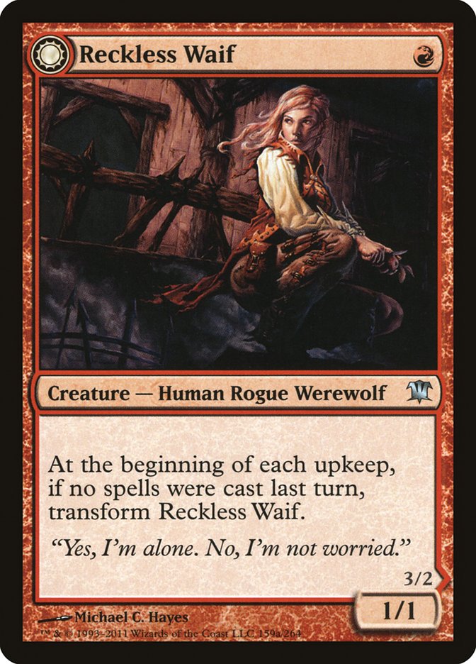 Reckless Waif // Merciless Predator [Innistrad] | Fandemonia Ltd