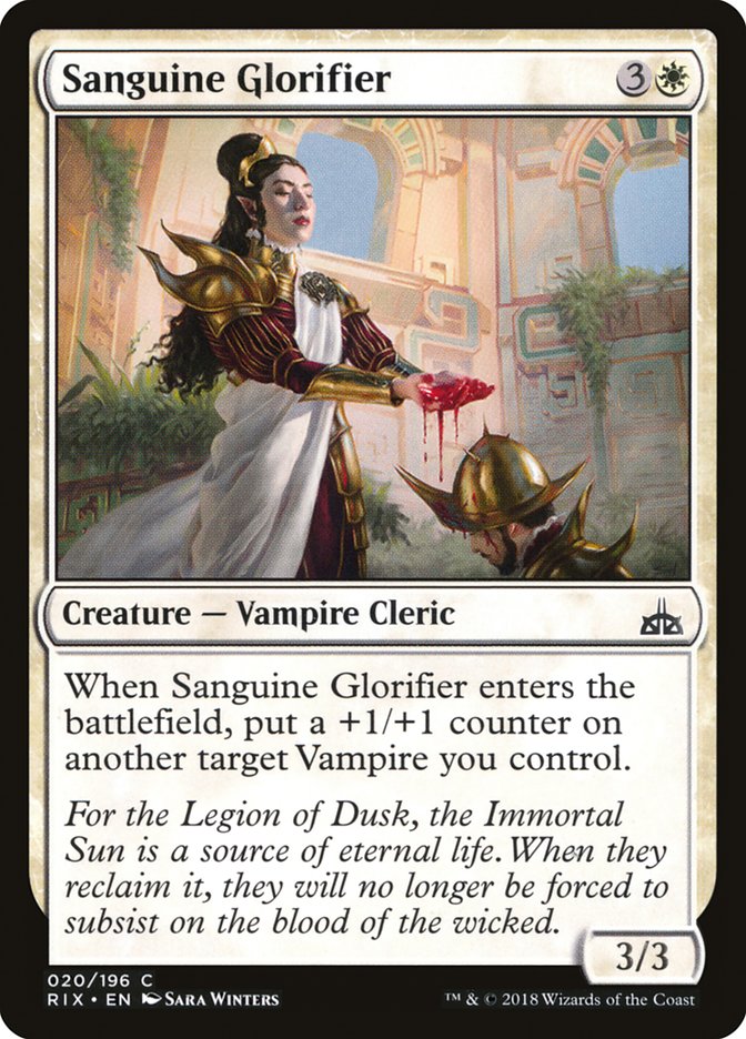 Sanguine Glorifier [Rivals of Ixalan] | Fandemonia Ltd