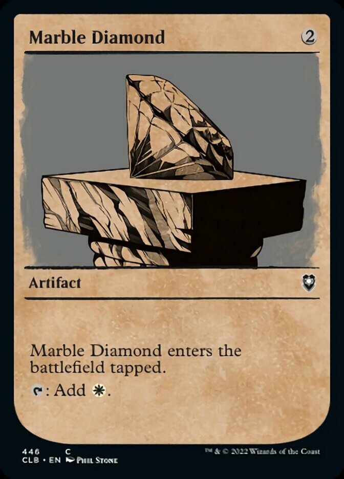 Marble Diamond (Showcase) [Commander Legends: Battle for Baldur's Gate] | Fandemonia Ltd