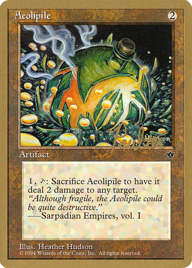 Aeolipile (Preston Poulter) [Pro Tour Collector Set] | Fandemonia Ltd