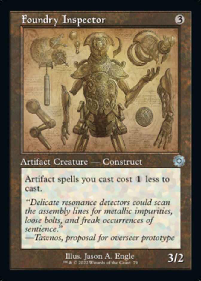 Foundry Inspector (Retro Schematic) [The Brothers' War Retro Artifacts] | Fandemonia Ltd