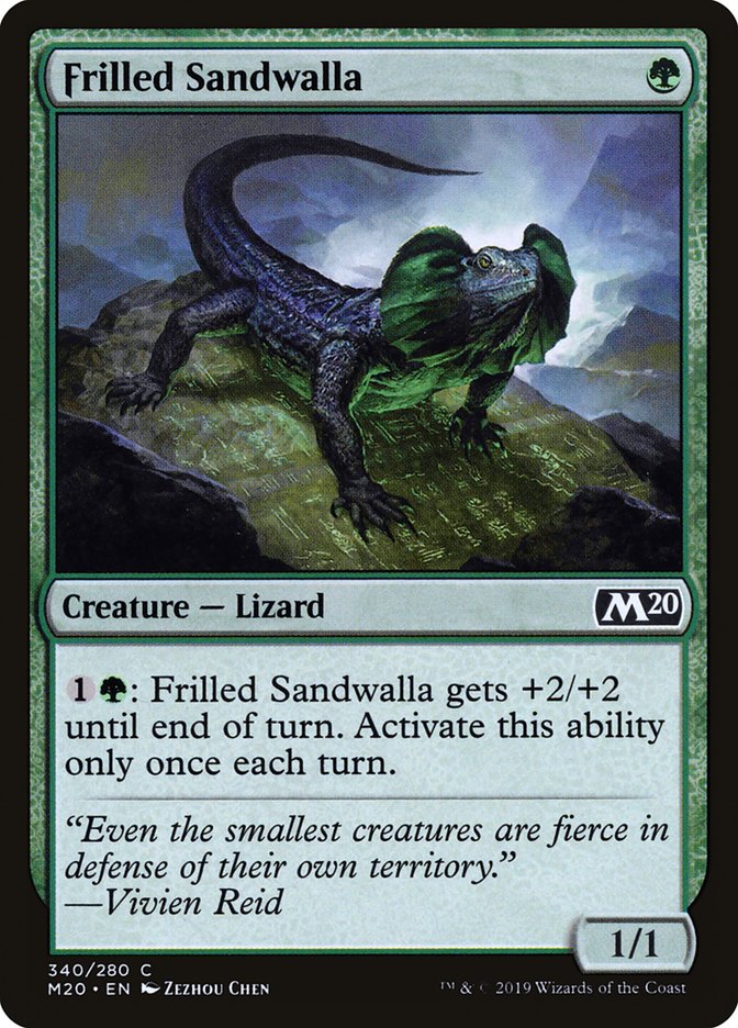 Frilled Sandwalla [Core Set 2020] | Fandemonia Ltd