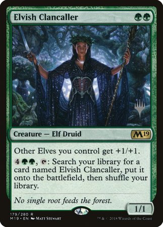 Elvish Clancaller [Core Set 2019 Promos] | Fandemonia Ltd