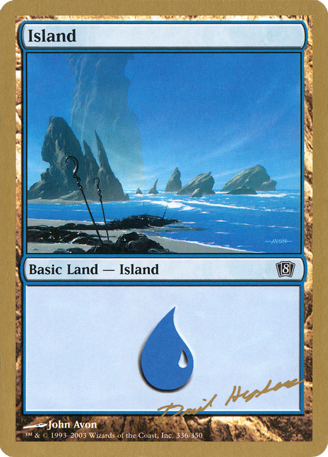 Island (dh336) (Dave Humpherys) [World Championship Decks 2003] | Fandemonia Ltd