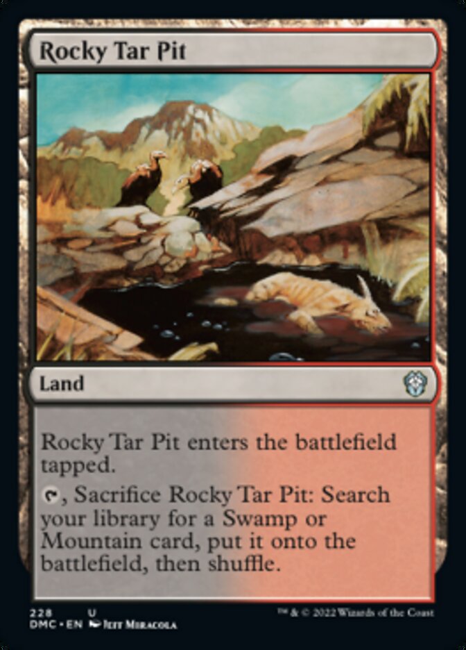 Rocky Tar Pit [Dominaria United Commander] | Fandemonia Ltd