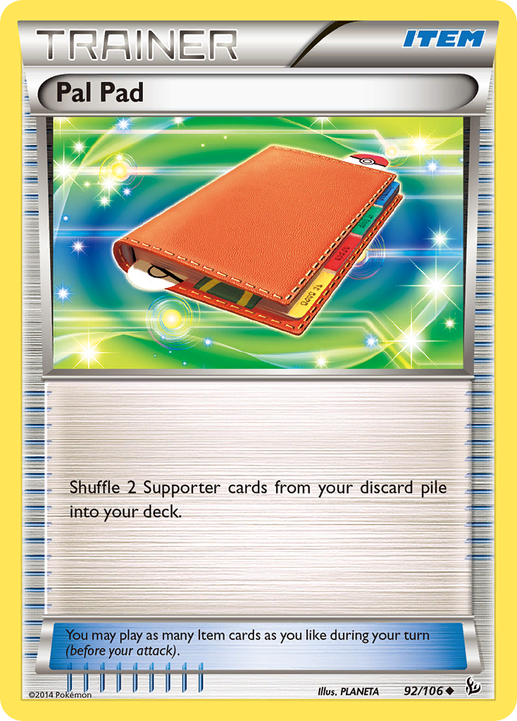 Pal Pad (92/106) [XY: Flashfire] | Fandemonia Ltd