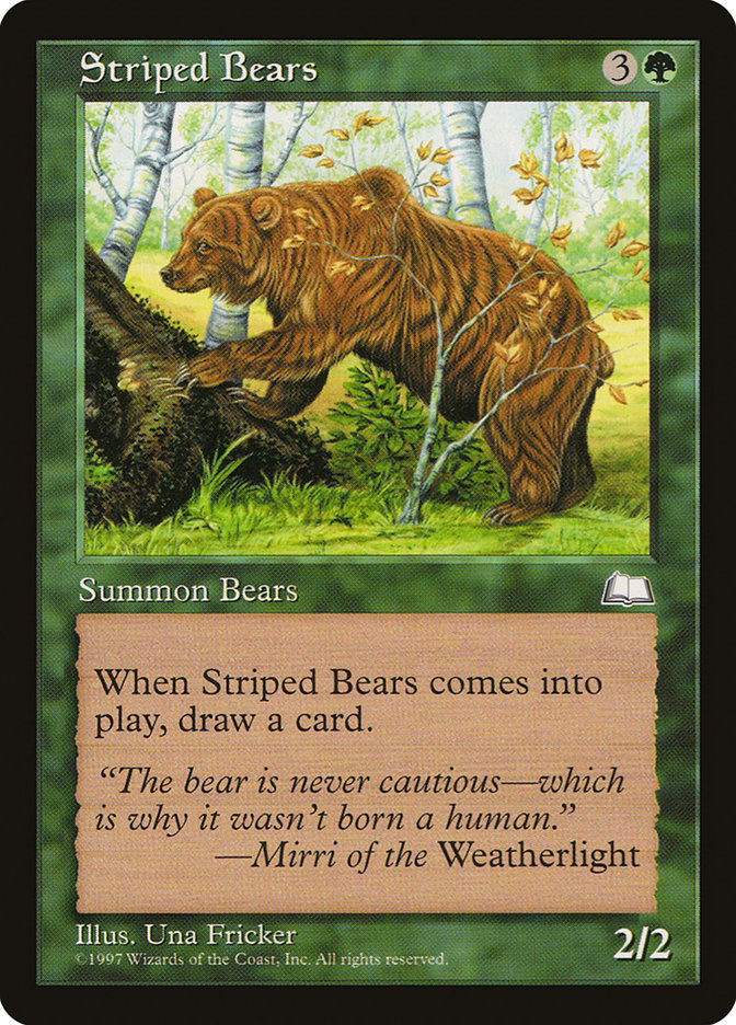 Striped Bears [Weatherlight] | Fandemonia Ltd