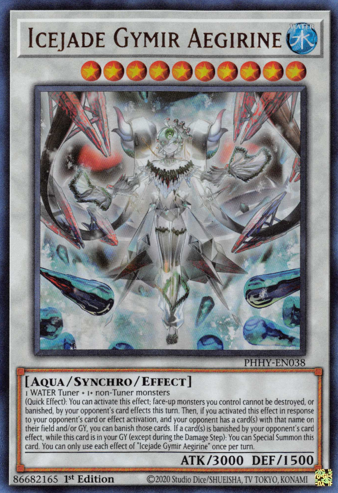 Icejade Gymir Aegirine [PHHY-EN038] Ultra Rare | Fandemonia Ltd