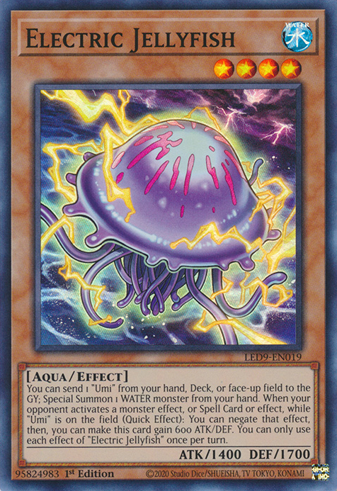 Electric Jellyfish [LED9-EN019] Super Rare | Fandemonia Ltd