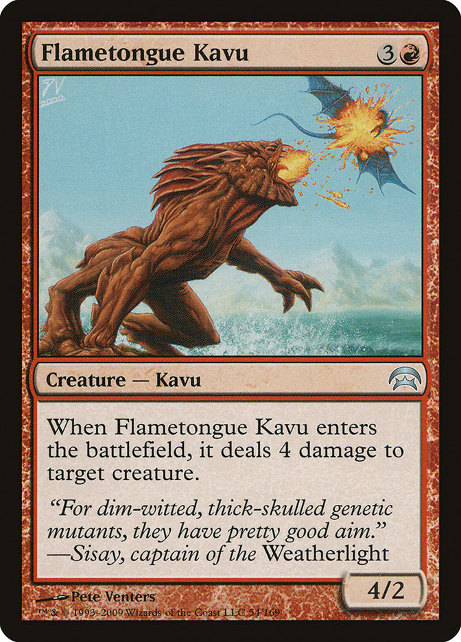 Flametongue Kavu [Planechase] | Fandemonia Ltd