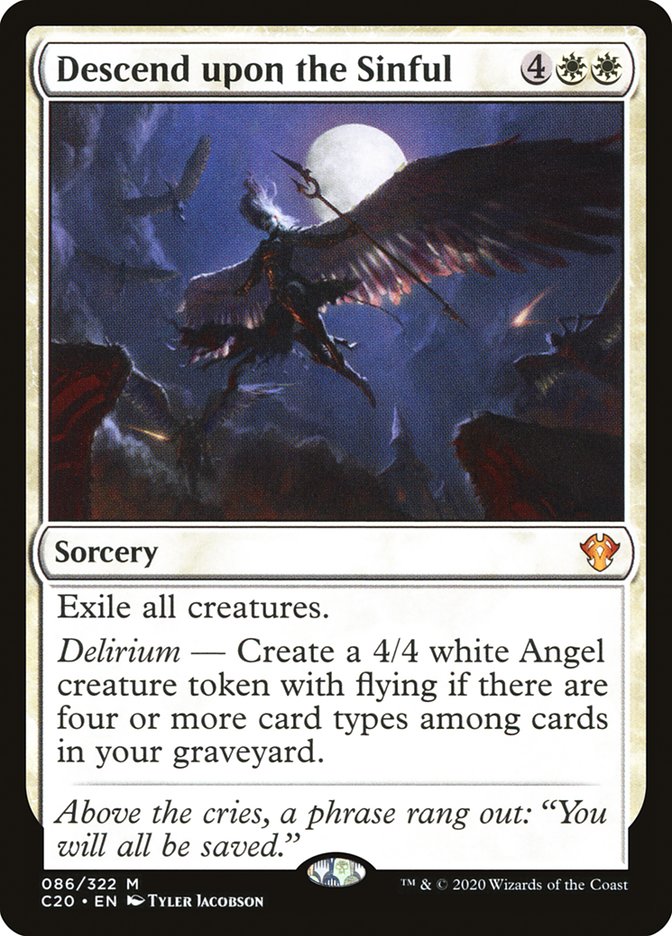 Descend upon the Sinful [Commander 2020] | Fandemonia Ltd