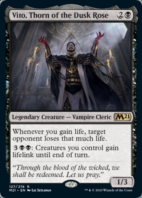 Vito, Thorn of the Dusk Rose [Core Set 2021] | Fandemonia Ltd