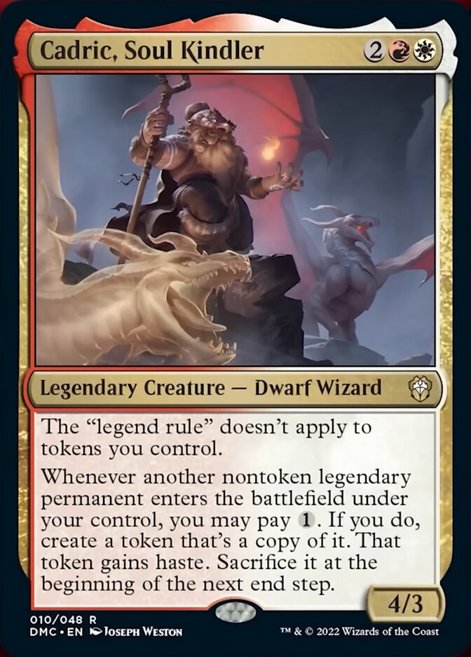 Cadric, Soul Kindler [Dominaria United Commander] | Fandemonia Ltd