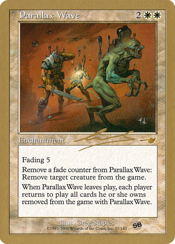 Parallax Wave (Nicolas Labarre) (SB) [World Championship Decks 2000] | Fandemonia Ltd