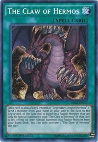 The Claw of Hermos [DRL2-EN013] Secret Rare | Fandemonia Ltd
