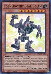 Toon Ancient Gear Golem [DRL2-EN022] Super Rare | Fandemonia Ltd