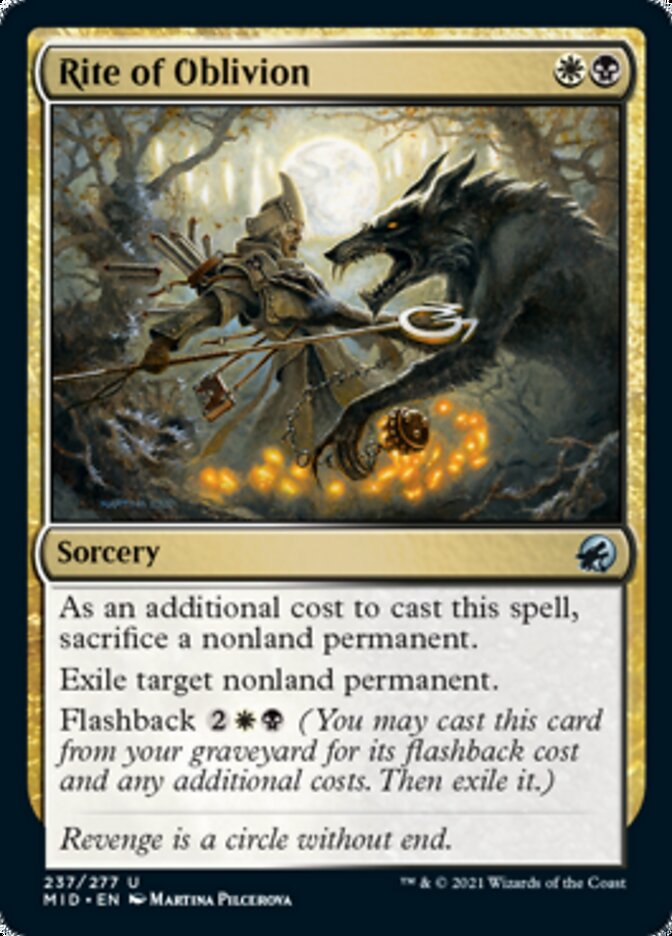 Rite of Oblivion [Innistrad: Midnight Hunt] | Fandemonia Ltd