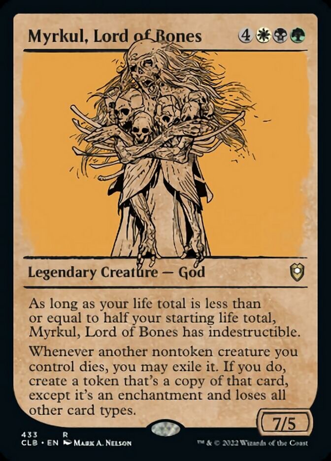 Myrkul, Lord of Bones (Showcase) [Commander Legends: Battle for Baldur's Gate] | Fandemonia Ltd