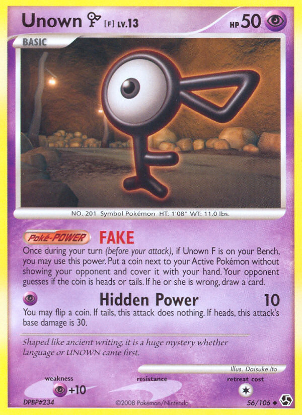 Unown F (56/106) [Diamond & Pearl: Great Encounters] | Fandemonia Ltd