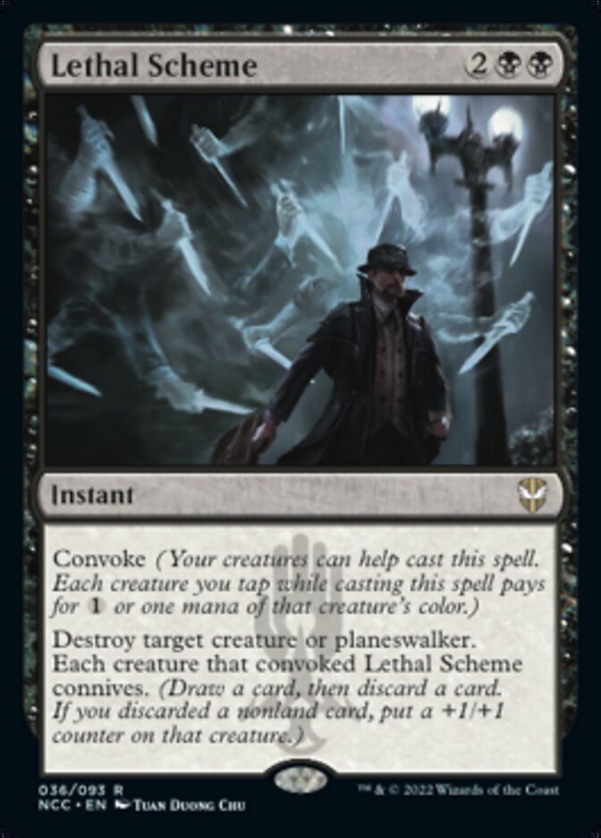 Lethal Scheme [Streets of New Capenna Commander] | Fandemonia Ltd