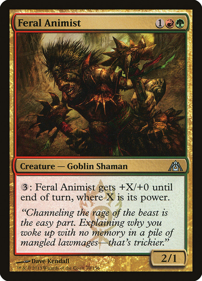 Feral Animist [Dragon's Maze] | Fandemonia Ltd