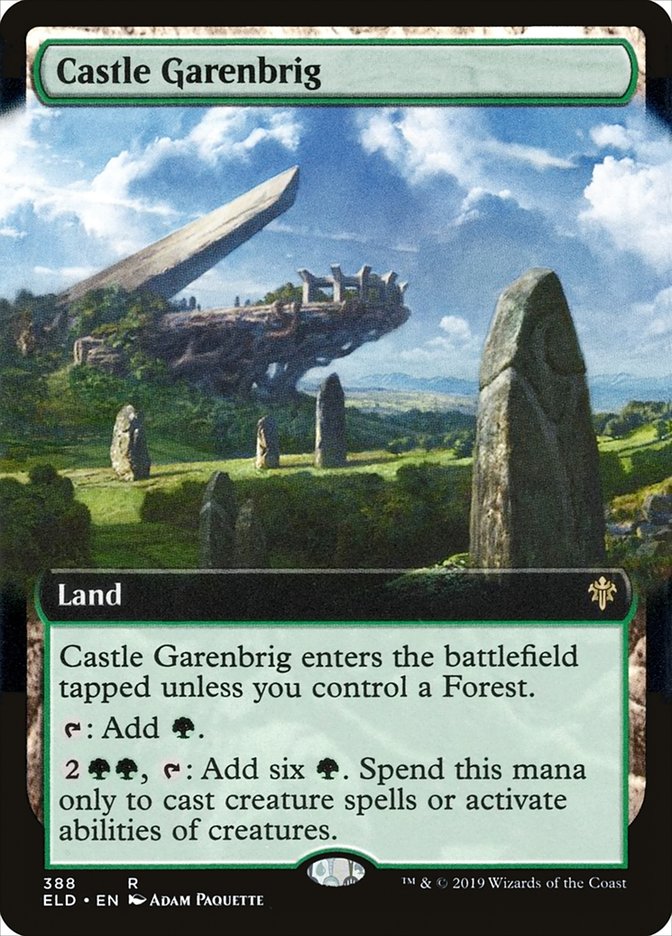 Castle Garenbrig (Extended Art) [Throne of Eldraine] | Fandemonia Ltd