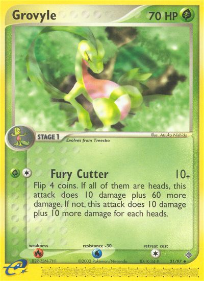 Grovyle (31/97) [EX: Dragon] | Fandemonia Ltd