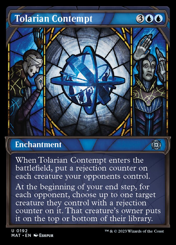 Tolarian Contempt (Showcase Halo Foil) [March of the Machine: The Aftermath] | Fandemonia Ltd