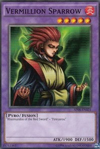 Vermillion Sparrow [AP08-EN021] Common | Fandemonia Ltd