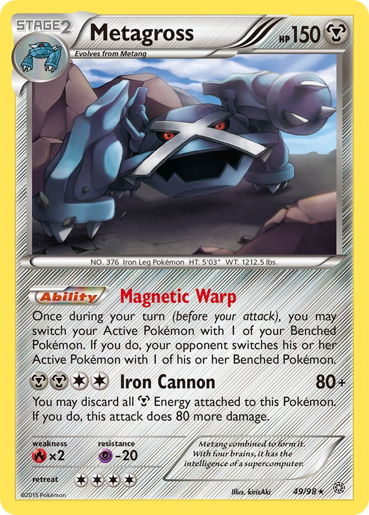 Metagross (49/98) (Theme Deck Exclusive) [XY: Ancient Origins] | Fandemonia Ltd