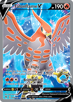 Talonflame V (168/185) [Sword & Shield: Vivid Voltage] | Fandemonia Ltd