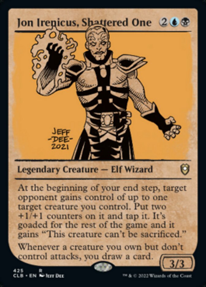 Jon Irenicus, Shattered One (Showcase) [Commander Legends: Battle for Baldur's Gate] | Fandemonia Ltd
