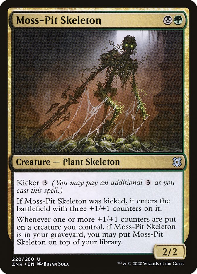 Moss-Pit Skeleton [Zendikar Rising] | Fandemonia Ltd
