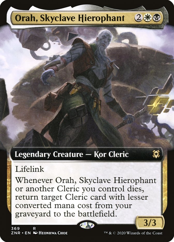 Orah, Skyclave Hierophant (Extended) [Zendikar Rising] | Fandemonia Ltd