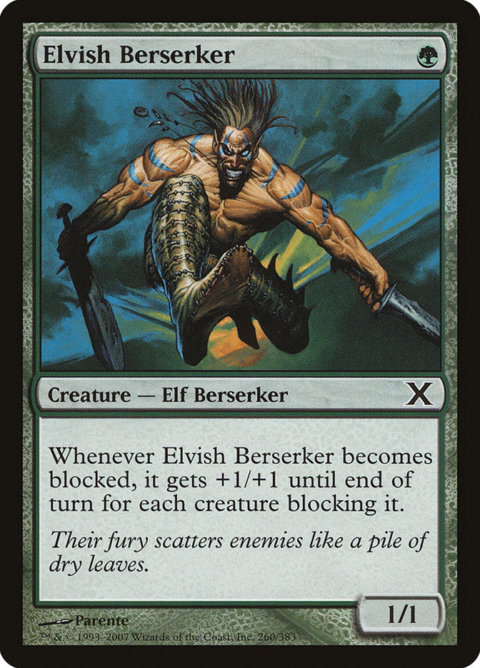 Elvish Berserker [Tenth Edition] | Fandemonia Ltd