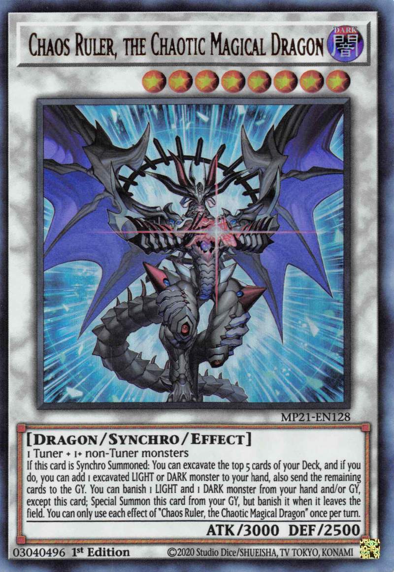 Chaos Ruler, the Chaotic Magical Dragon [MP21-EN128] Ultra Rare | Fandemonia Ltd
