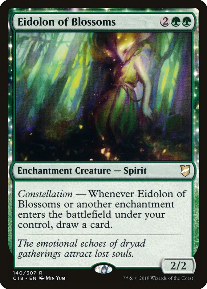 Eidolon of Blossoms [Commander 2018] | Fandemonia Ltd