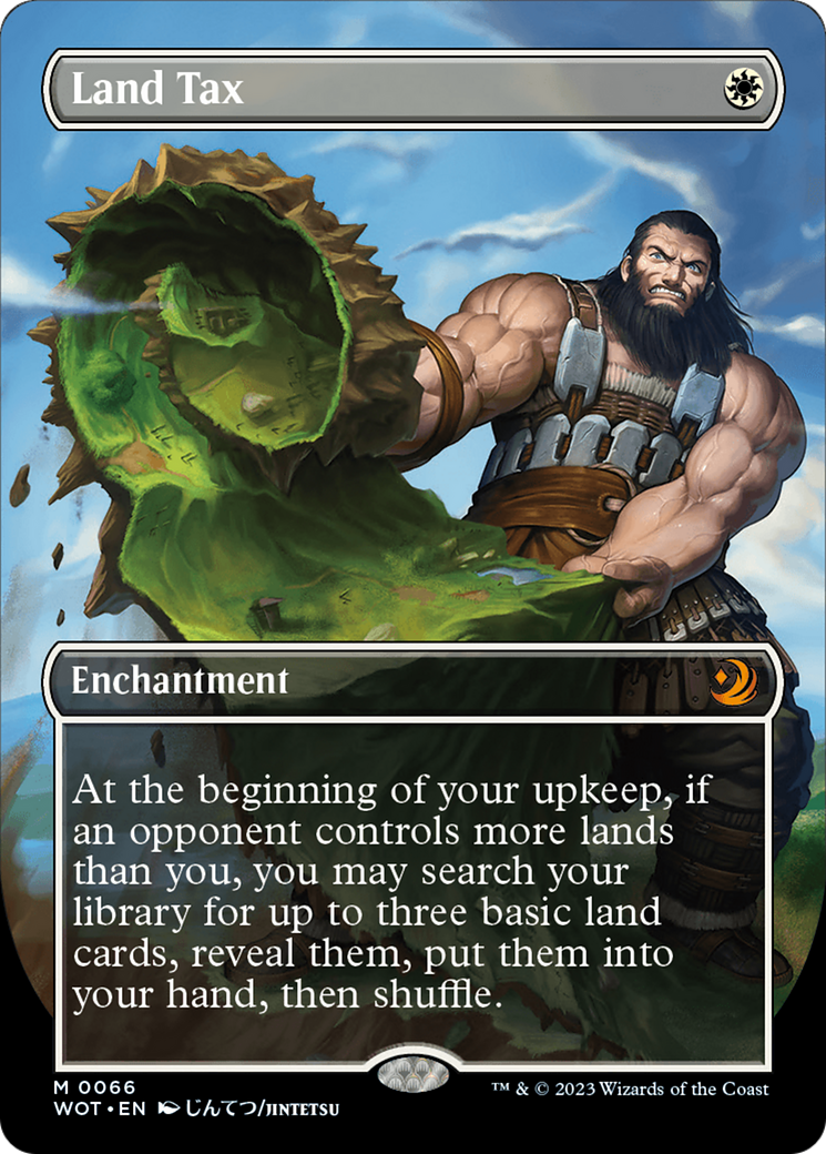 Land Tax (Anime Borderless) [Wilds of Eldraine: Enchanting Tales] | Fandemonia Ltd