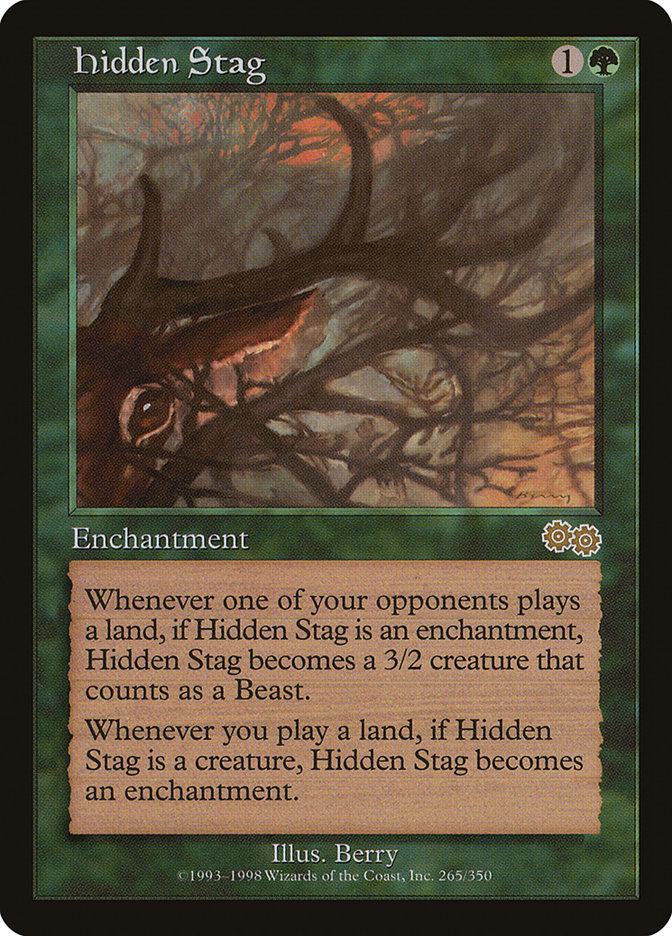 Hidden Stag [Urza's Saga] | Fandemonia Ltd