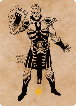 Jon Irenicus, Shattered One Art Card (67) (Gold-Stamped) [Commander Legends: Battle for Baldur's Gate Art Series] | Fandemonia Ltd