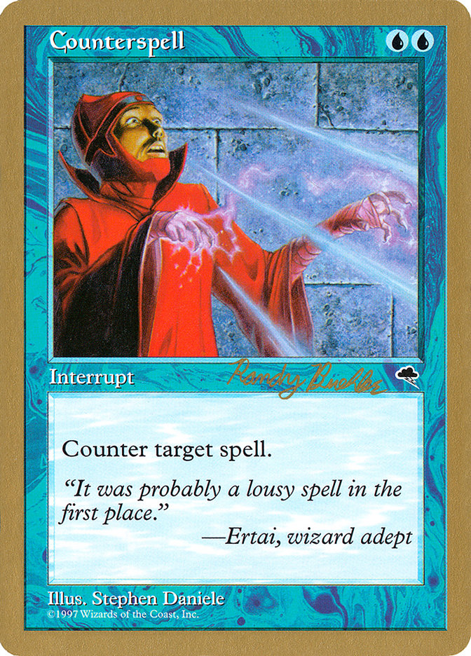 Counterspell (Randy Buehler) [World Championship Decks 1998] | Fandemonia Ltd