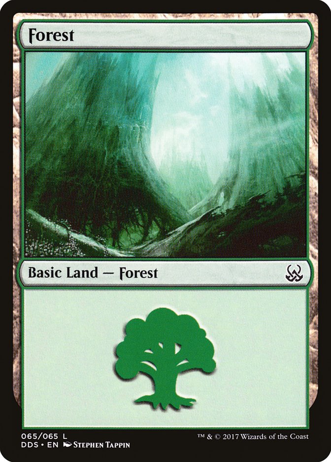 Forest (65) [Duel Decks: Mind vs. Might] | Fandemonia Ltd