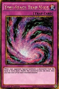 Time-Space Trap Hole [PGL3-EN039] Gold Secret Rare | Fandemonia Ltd