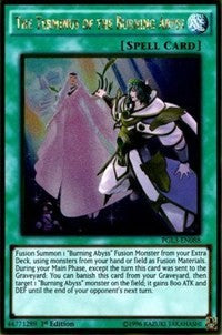 The Terminus of the Burning Abyss [PGL3-EN088] Gold Rare | Fandemonia Ltd