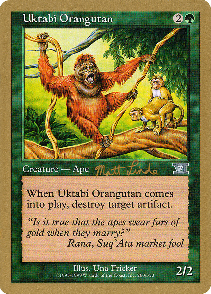 Uktabi Orangutan (Matt Linde) [World Championship Decks 1999] | Fandemonia Ltd