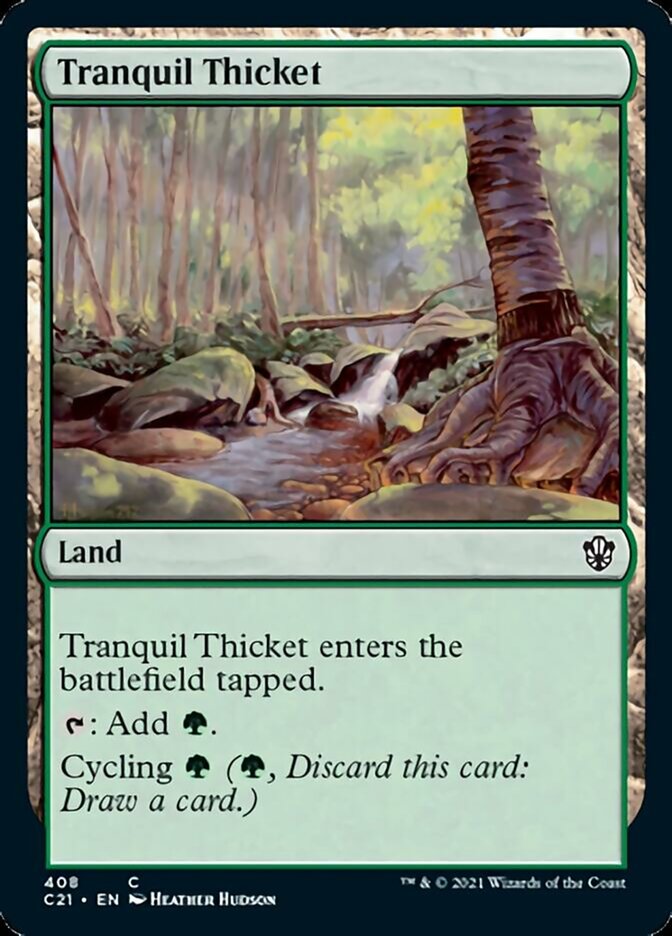 Tranquil Thicket [Commander 2021] | Fandemonia Ltd