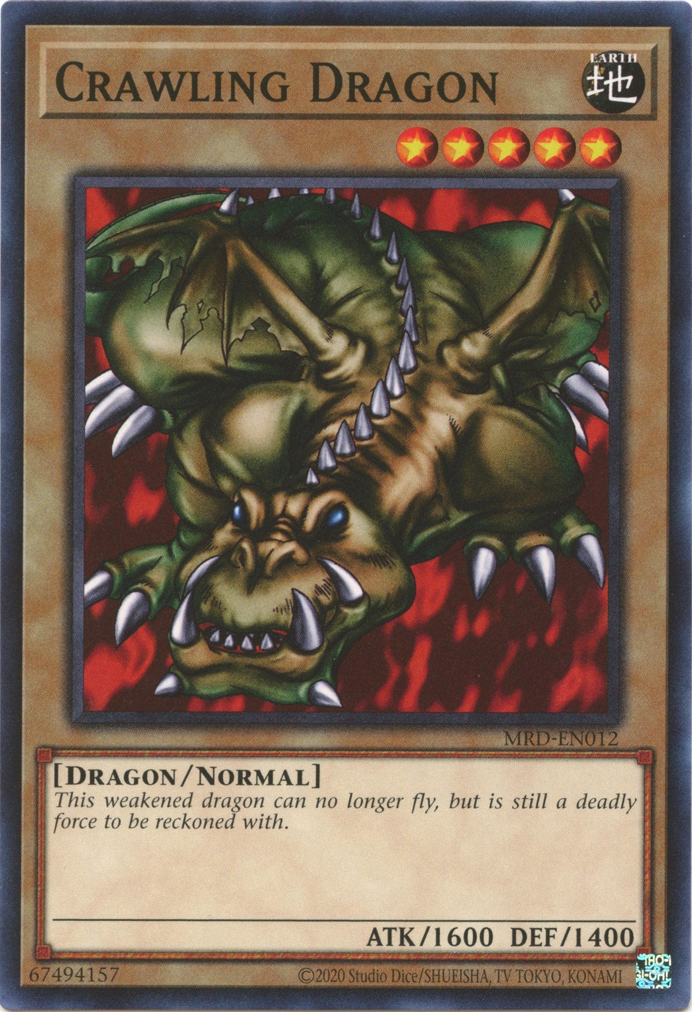 Crawling Dragon (25th Anniversary) [MRD-EN012] Common | Fandemonia Ltd