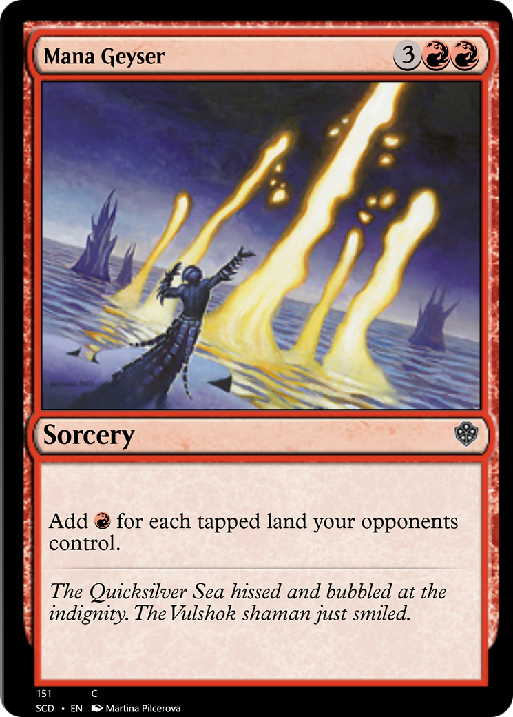 Mana Geyser [Starter Commander Decks] | Fandemonia Ltd